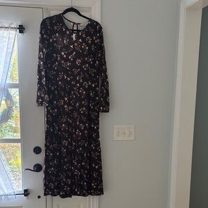 Floral Brown Dress